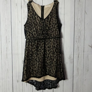 JR Large leopard print lace dress